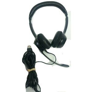 Logitech H390 Headset with Microphone DZL-A-00052 Stereo On-Ear Corded USB Black